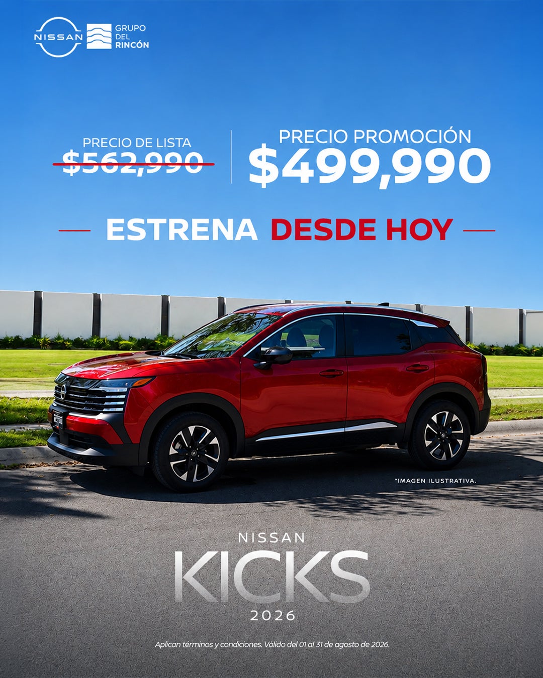 NISSAN KICKS 2026