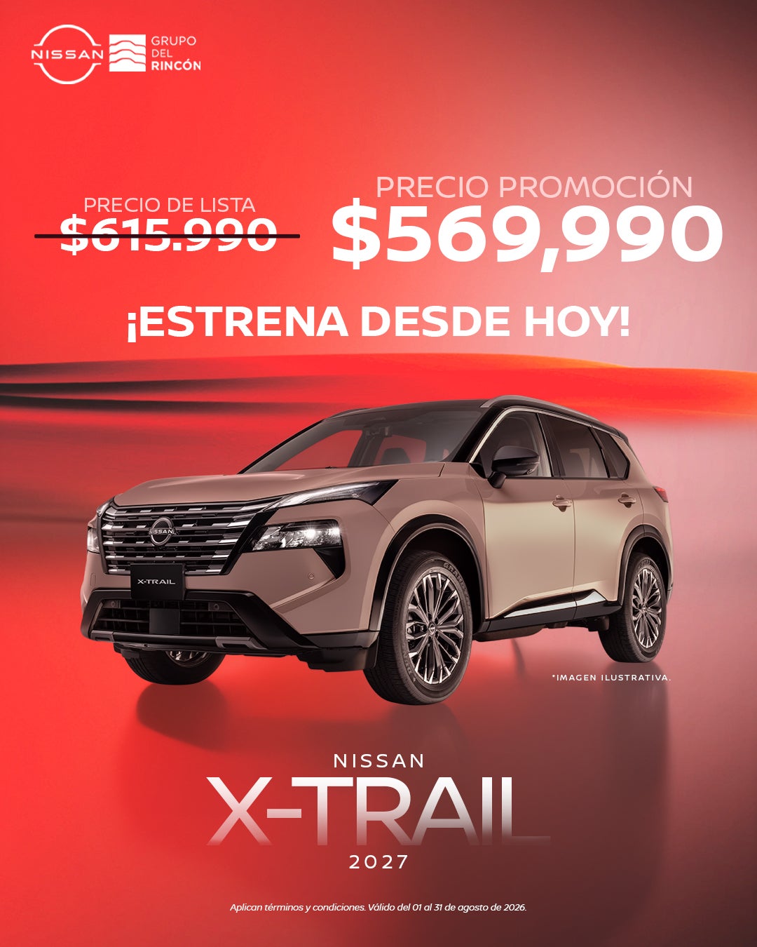 NUEVA NISSAN X-TRAIL 2027