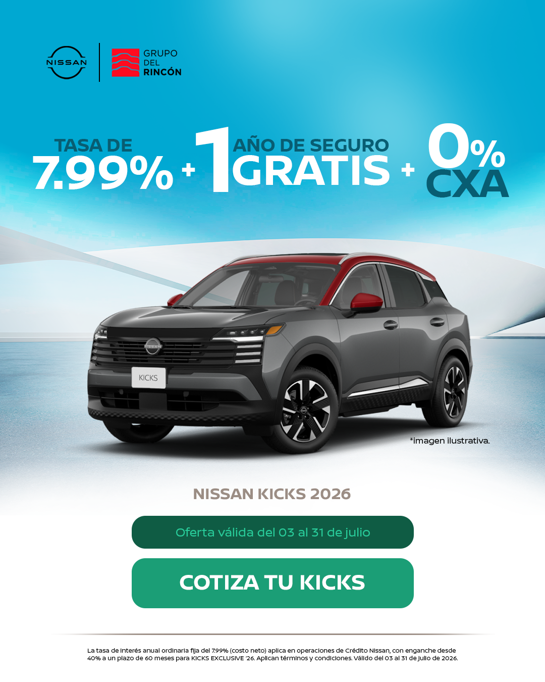 NISSAN KICKS 2026