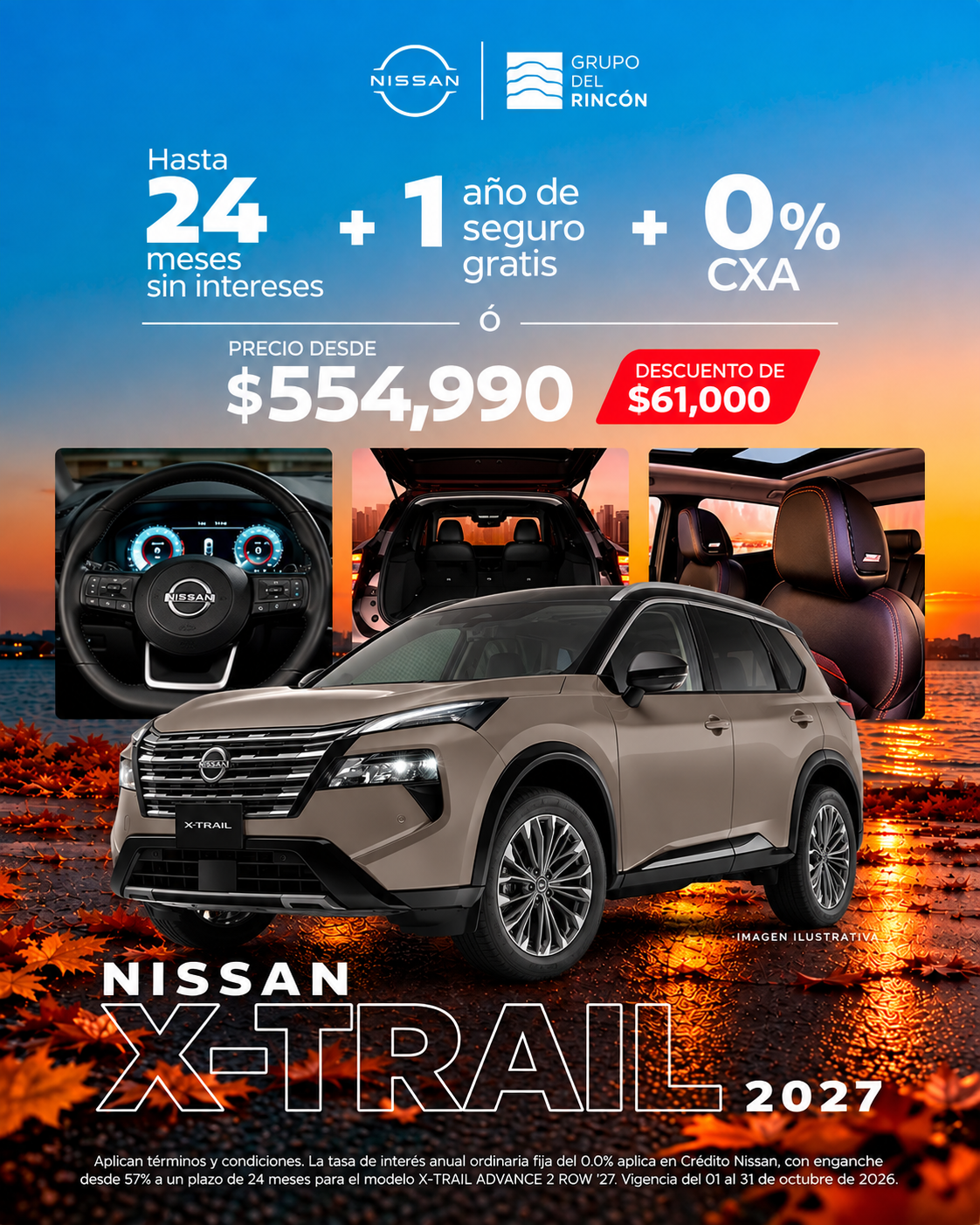 NUEVA NISSAN X-TRAIL 2027